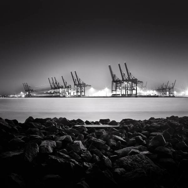 Photograph Uwe Langmann Hamburg Harbour Ii on One Eyeland